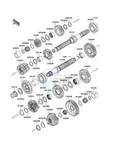 Z1000SX ABS ZX1000HBF FR GB XX (EU ME A(FRICA) drawing Transmission