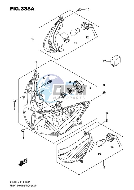 FRONT COMBINATION LAMP