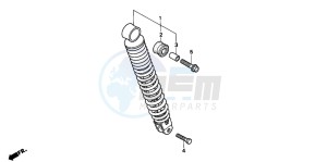 SFX50S drawing REAR CUSHION