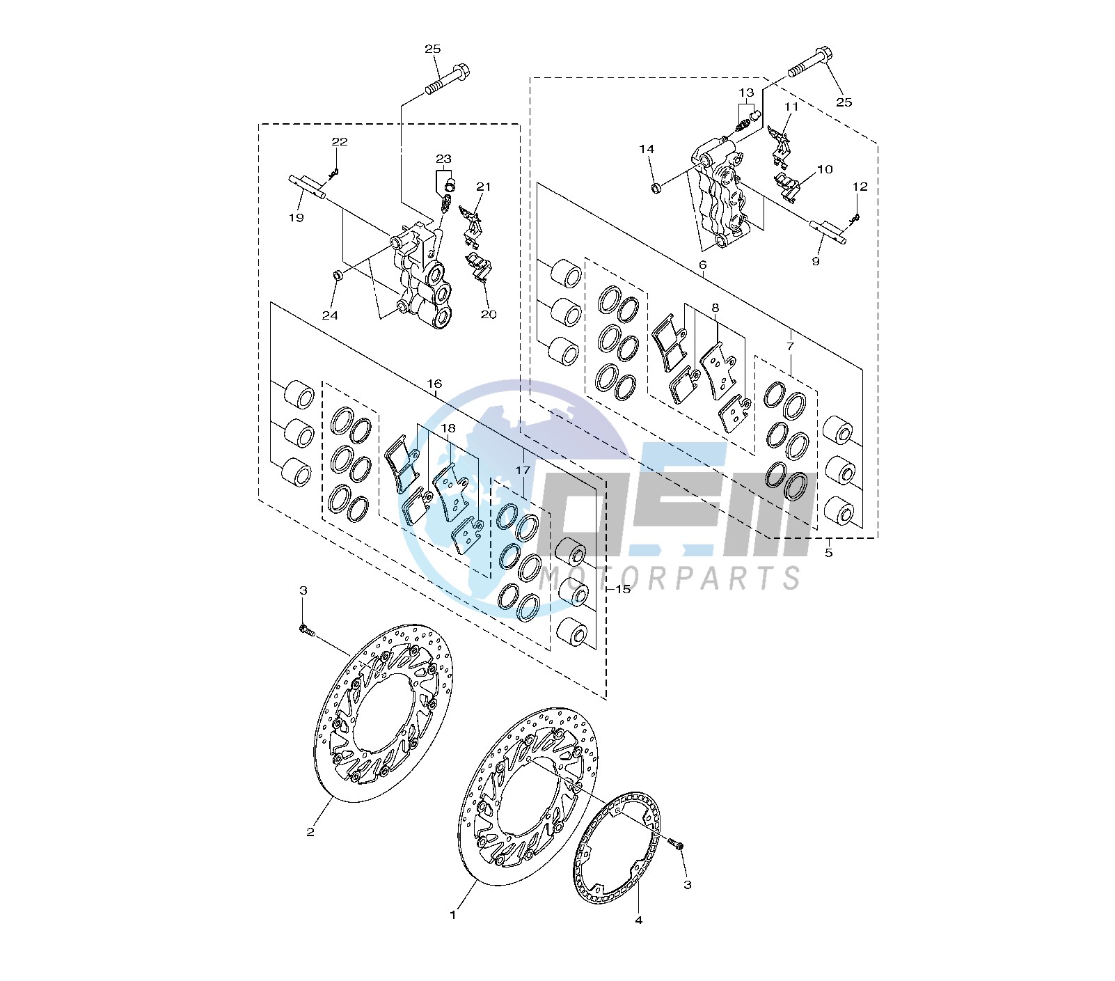 FRONT BRAKE CALIPER