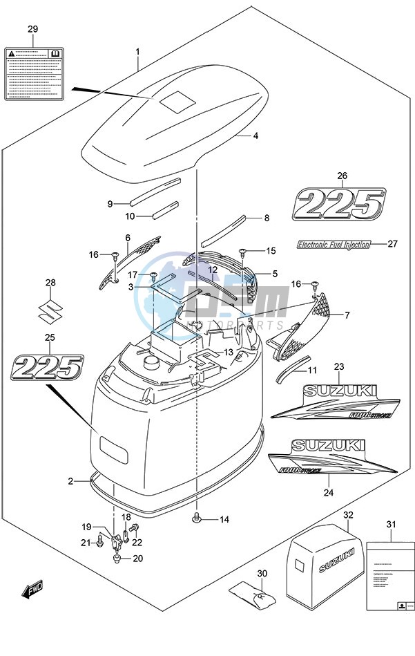 Engine Cover (Black)