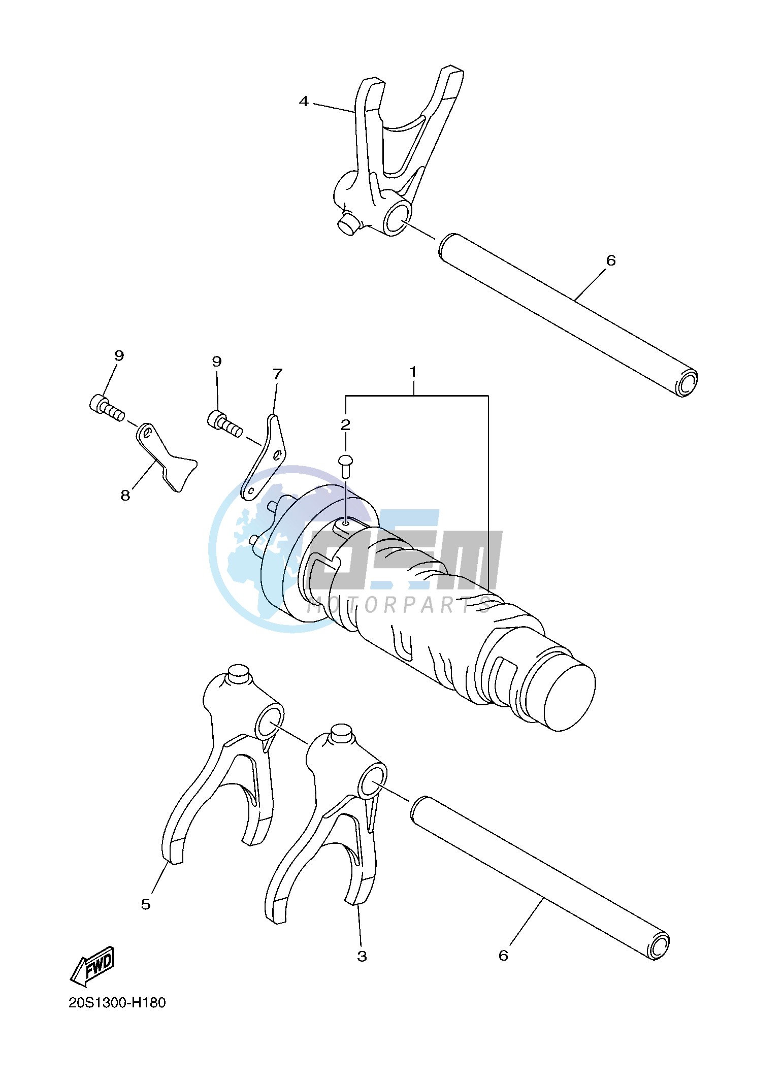 SHIFT CAM & FORK