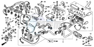 CB1000RB drawing WIRE HARNESS