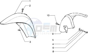 free 100 drawing Front and rear mudguard