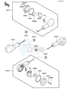 ZL 900 A [ELIMINATOR] (A1-A2) [ELIMINATOR] drawing TURN SIGNALS