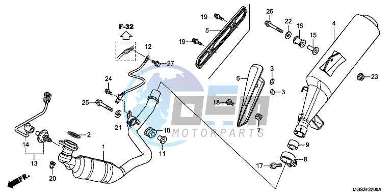 EXHAUST MUFFLER