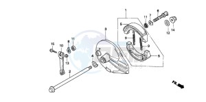 NX2502 drawing REAR BRAKE PANEL