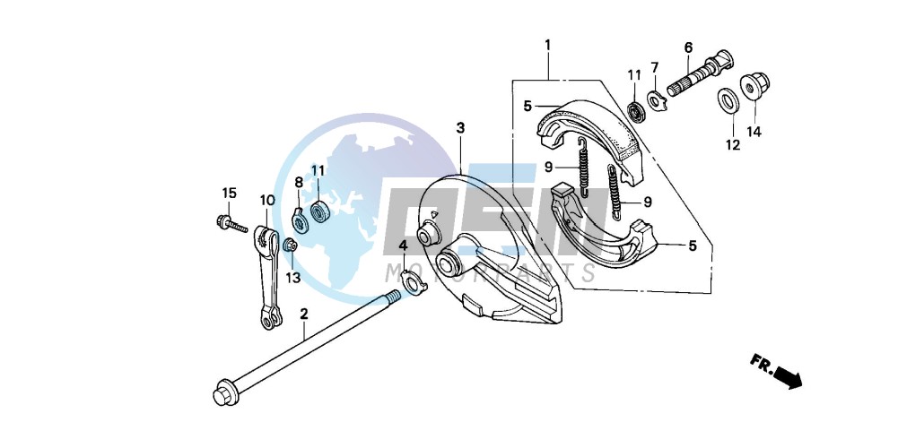 REAR BRAKE PANEL