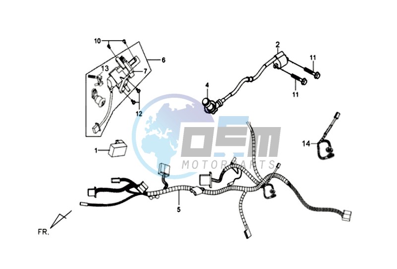 CDI - WIRING HARNASS / IGNITION LOCK