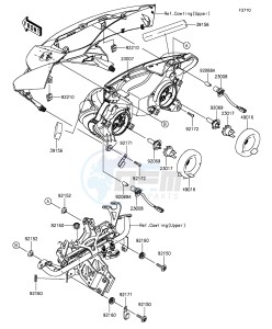 Z1000SX_ABS ZX1000MGF FR GB XX (EU ME A(FRICA) drawing Headlight(s)