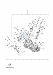 XSR700 MTM690 (BU32) drawing INTAKE 2