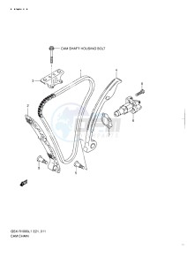 GSX-R1000 drawing CAM CHAIN