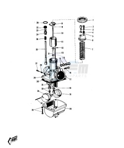 G31 M [CENTURION] (-M) 100 [CENTURION] drawing CARBURETOR