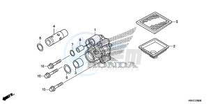 TRX500FM2H Europe Direct - (ED) drawing OIL PUMP