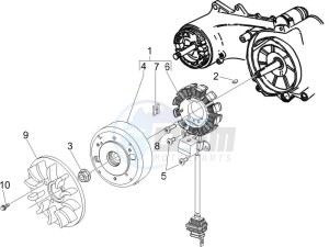 Zip & Zip 50 Fly 100 drawing Flywheel magneto