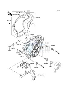 VERSYS KLE650B7F GB XX (EU ME A(FRICA) drawing Headlight(s)