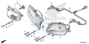 TRX500FE2F TRX500F Europe Direct - (ED) drawing HEADLIGHT