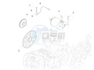 125 4T 3V ie Primavera (APAC) drawing Stater - Electric starter