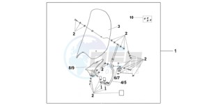 SH300AR9 UK - (E / ABS MKH SPC TBX) drawing WIND SHIELD