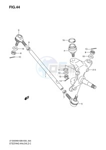 LT-Z400 (E28-E33) drawing STEERING KNUCKLE