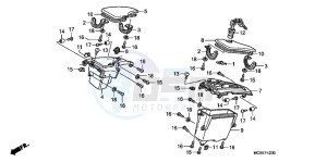 ST1300AC Pan Europoean -ST1300 CH drawing COWL POCKET