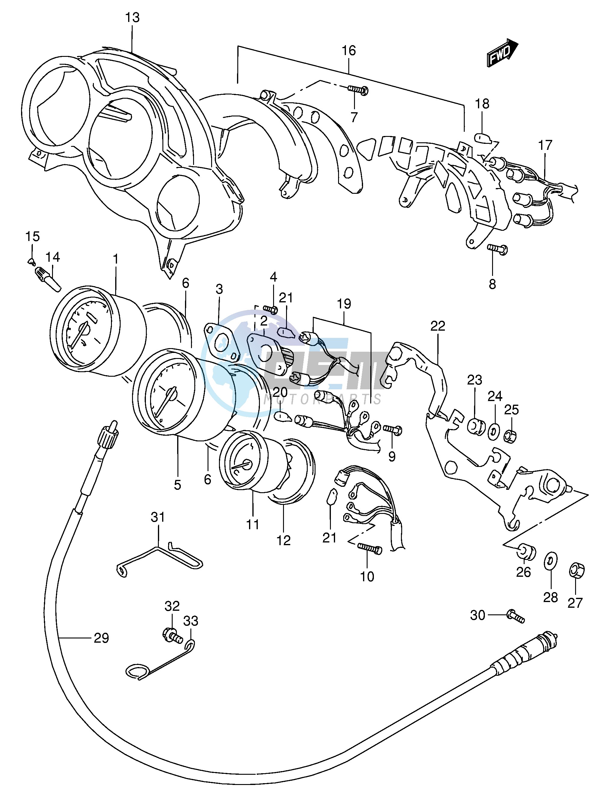 SPEEDOMETER (MODEL R S)