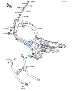 ZX 1000 B [NINJA ZX-10] (B1-B2) [NINJA ZX-10] drawing FRAME