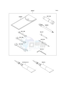 VN 1600 A [VULCAN 1600 CLASSIC] (A6F-A8FA) A7FA drawing OWNERS TOOLS