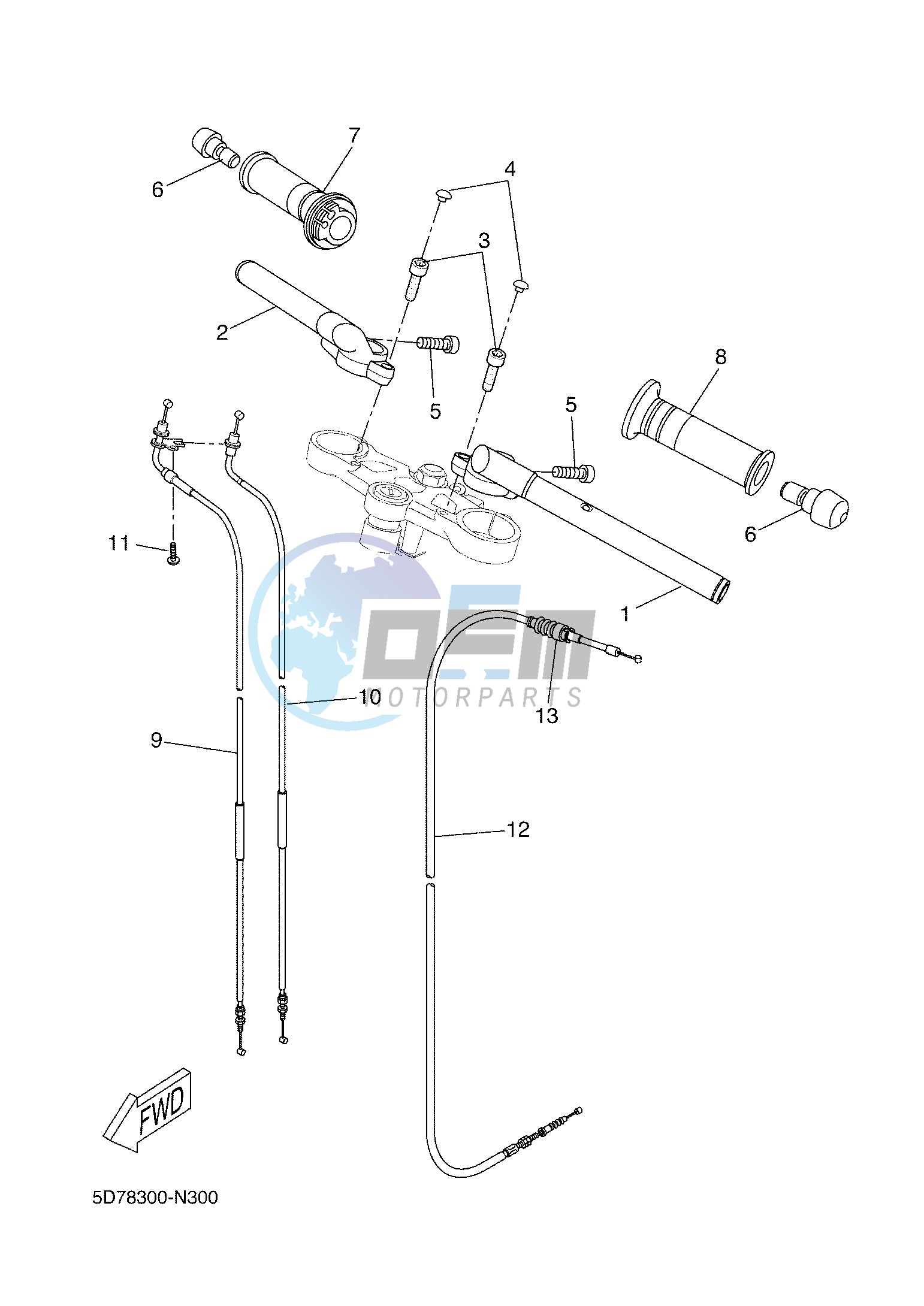 STEERING HANDLE & CABLE