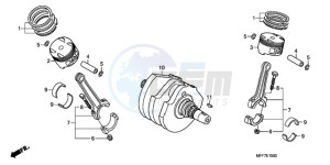 XL700VA9 UK - (E / ABS MKH) drawing CRANKSHAFT/PISTON