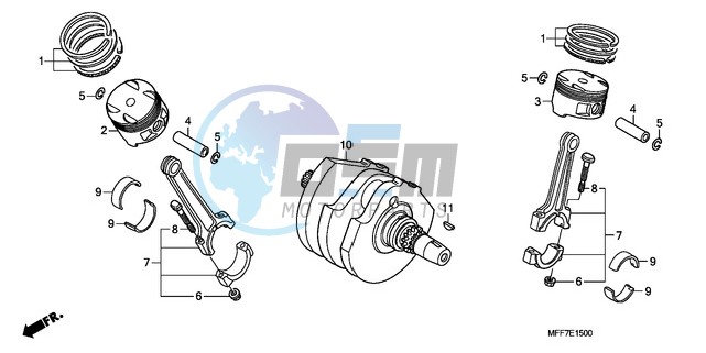 CRANKSHAFT/PISTON