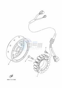 YFM450FWBD KODIAK 450 EPS (BHT5) drawing GENERATOR