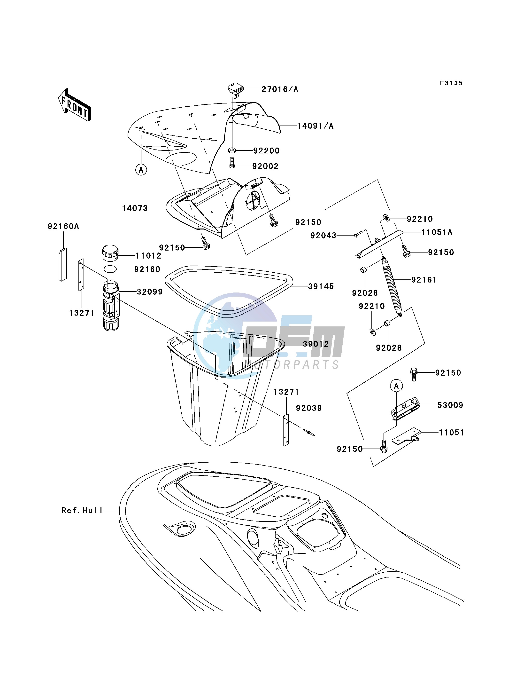 HULL FRONT FITTINGS