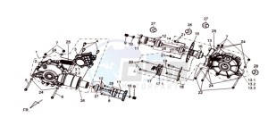 QUAD RAIDER 600 LE CHASSIS LONG drawing TRANSMISSION FRONT