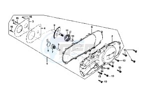 HD EU2 - 200 cc drawing CLUTCH COVER