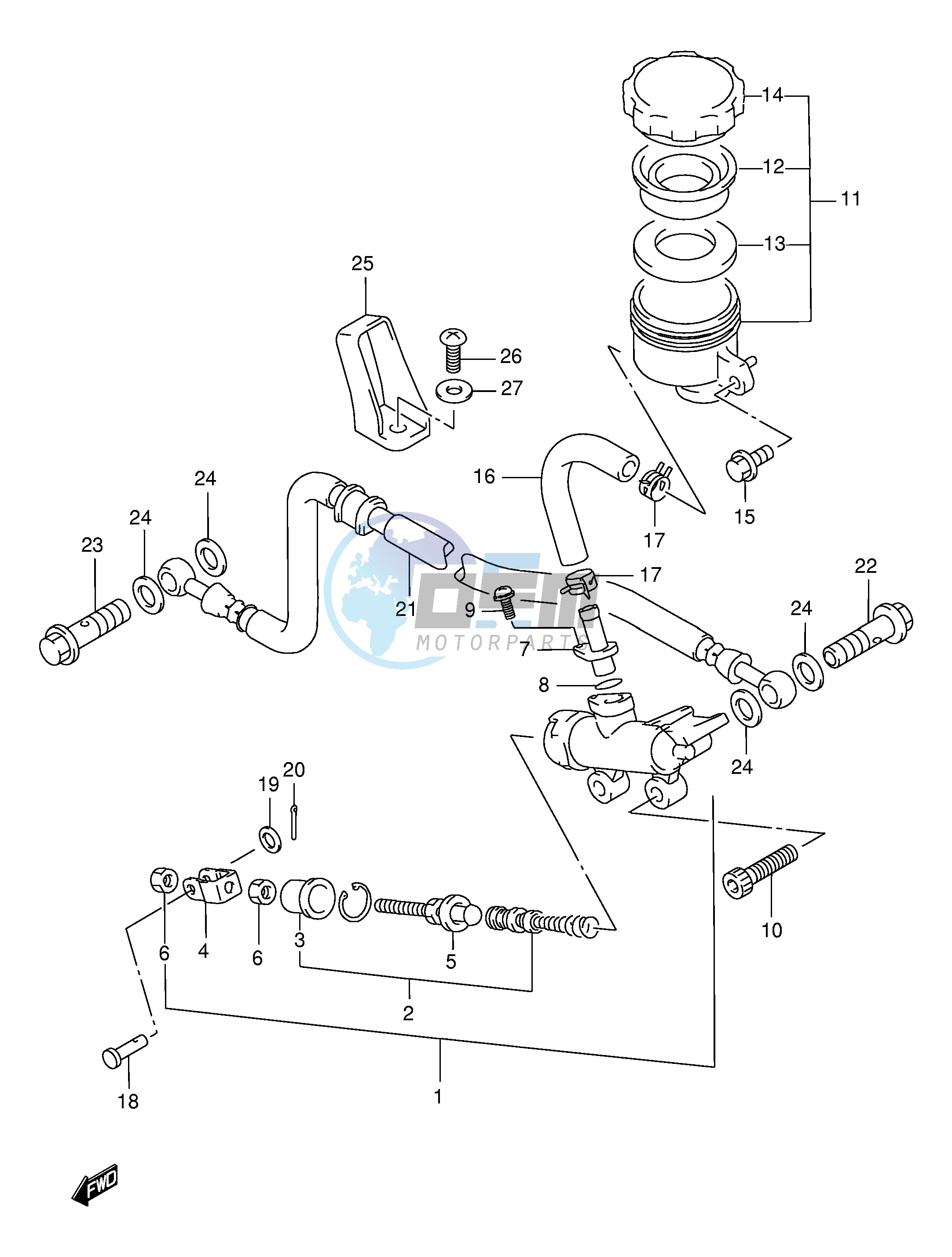 REAR MASTER CYLINDER