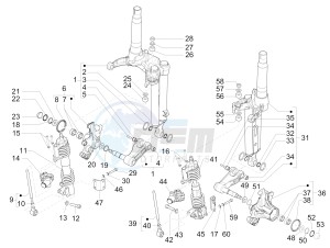 MP3 300 LT Sport ABS drawing Componenti della forcella (Mingxing)