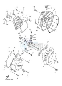 XJ6N 600 XJ6-N (NAKED) CYPRUS drawing CRANKCASE COVER 1