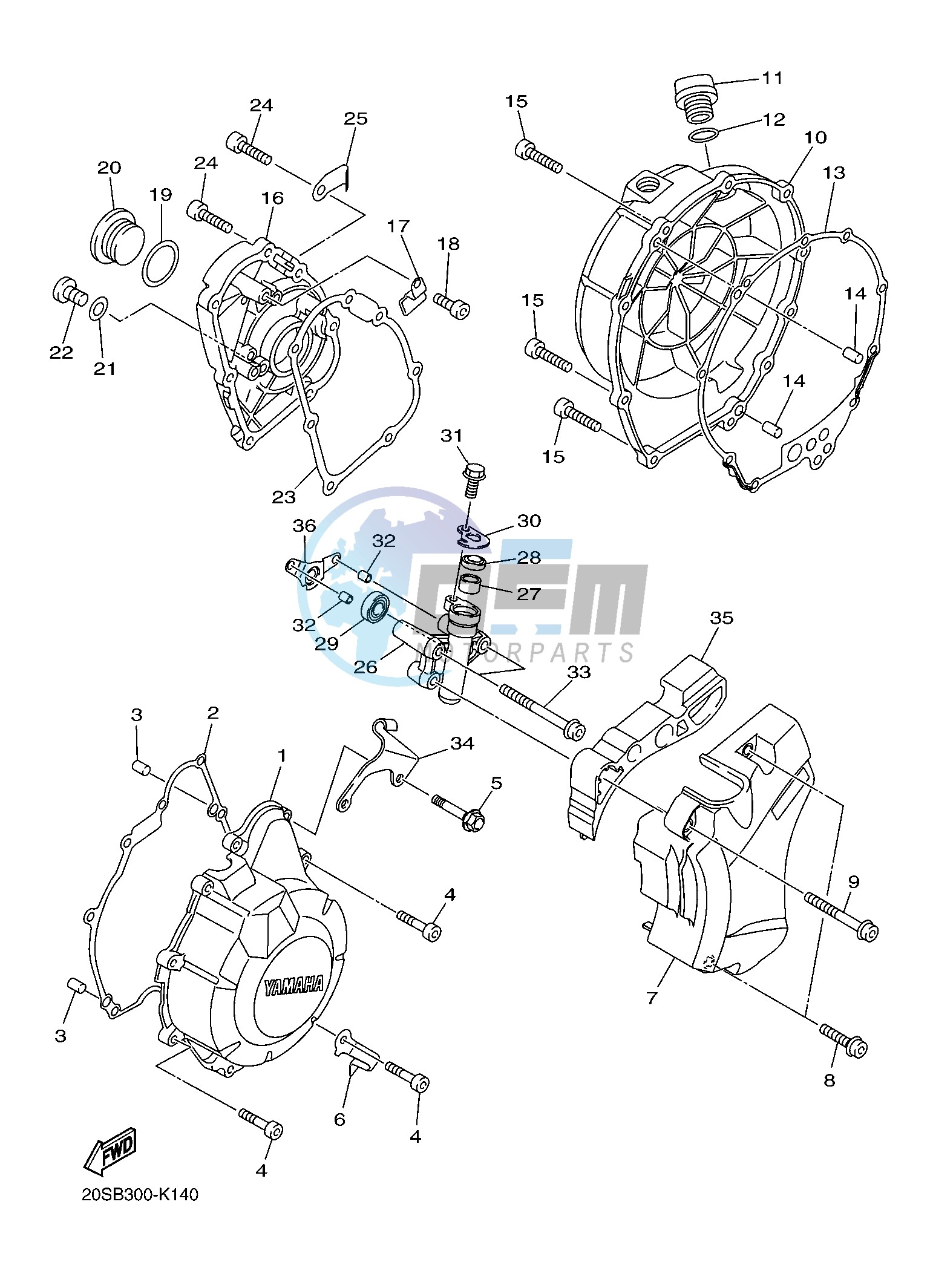 CRANKCASE COVER 1