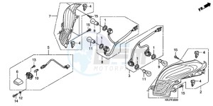 FES1509 Europe Direct - (ED) drawing REAR COMBINATION LIGHT