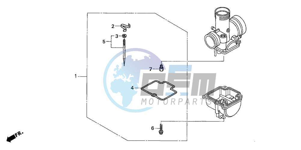 CARBURETOR O.P. KIT (CR85R3,4/RB3,4)