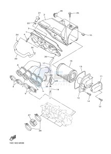 FJR1300A FJR1300A ABS (1MC9 1MCA 1MCB) drawing INTAKE