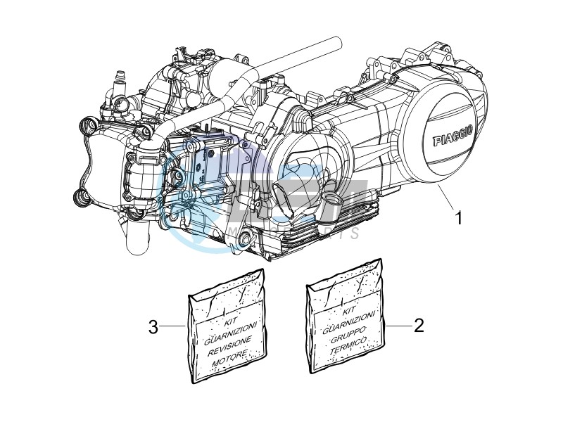 Engine, assembly