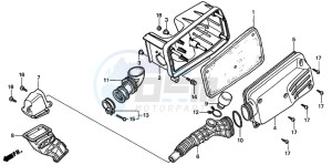 SRX50 drawing AIR CLEANER