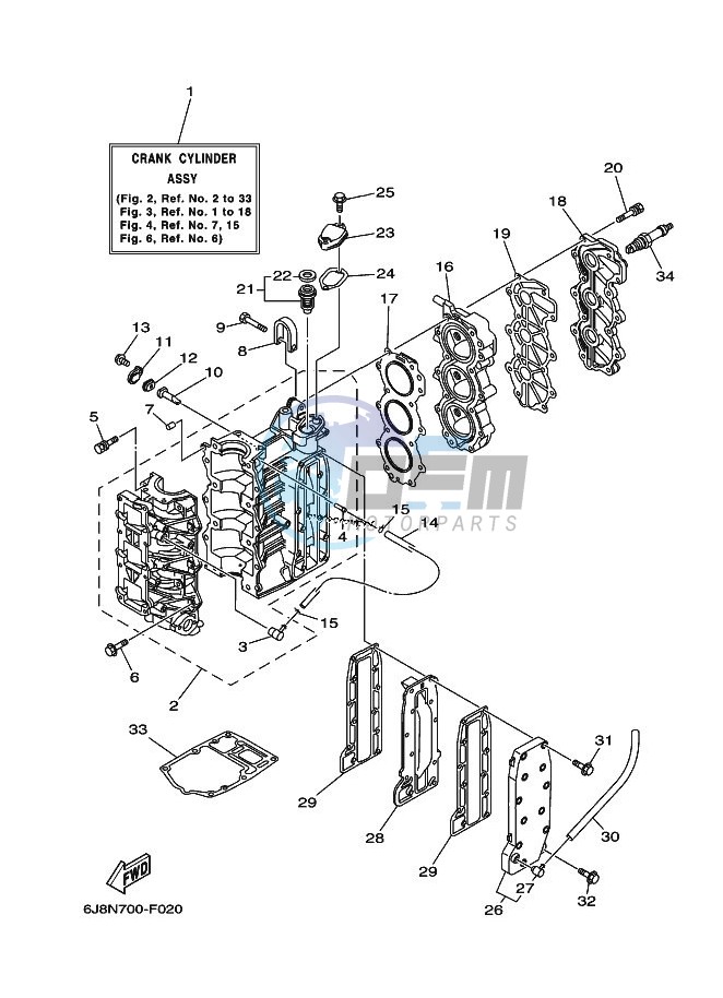 CYLINDER--CRANKCASE