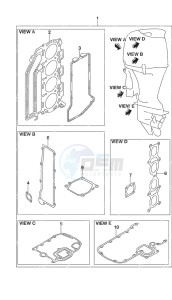 DF 115A drawing Gasket Set