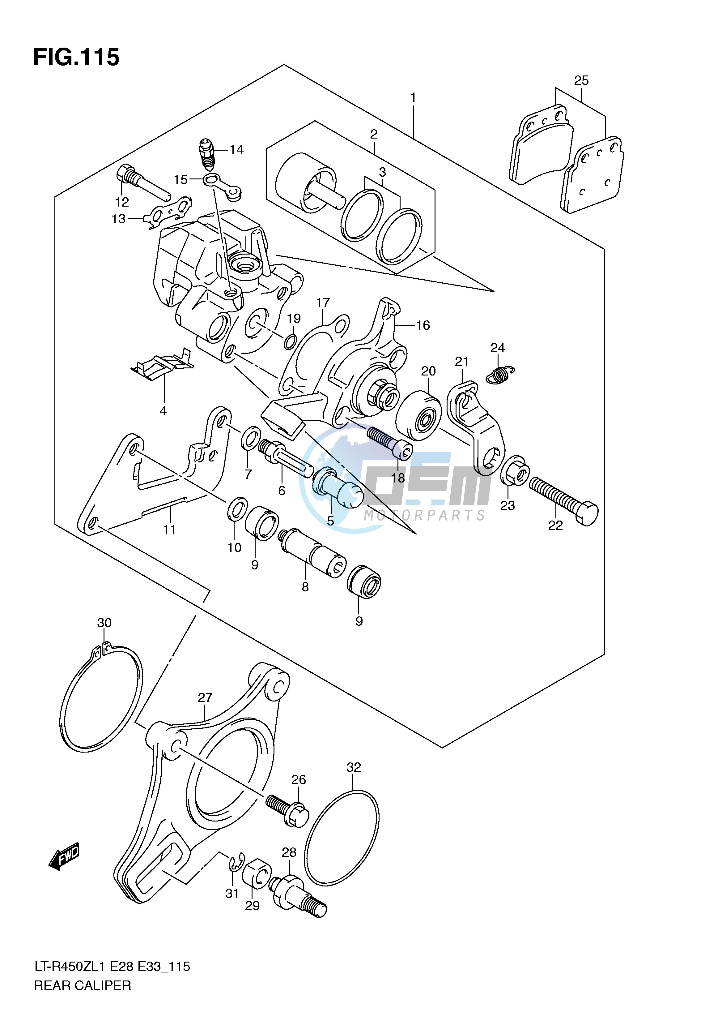 REAR CALIPER