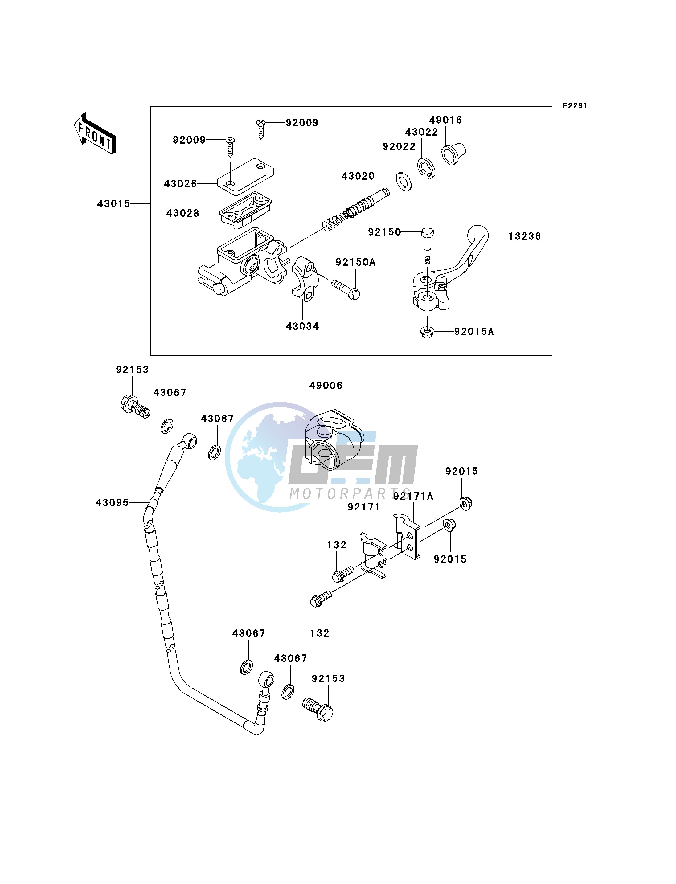 FRONT MASTER CYLINDER