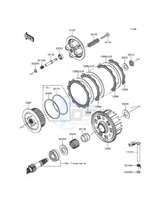 Z800 ABS ZR800DGFA UF (UK FA) XX (EU ME A(FRICA) drawing Clutch