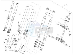 RX 50 FACTORY E4 (EMEA) drawing Front fork